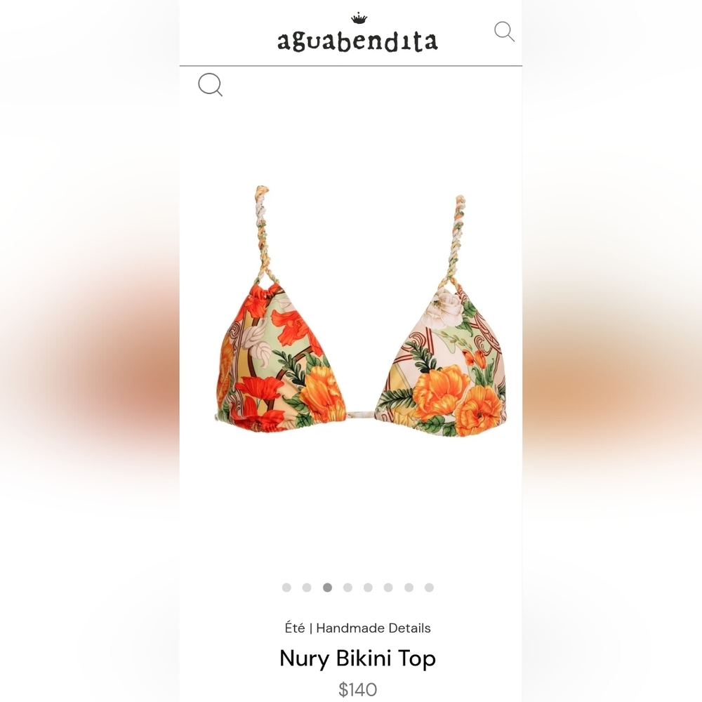 Agua Bendita ÉTÉ Nury Bikini Top
